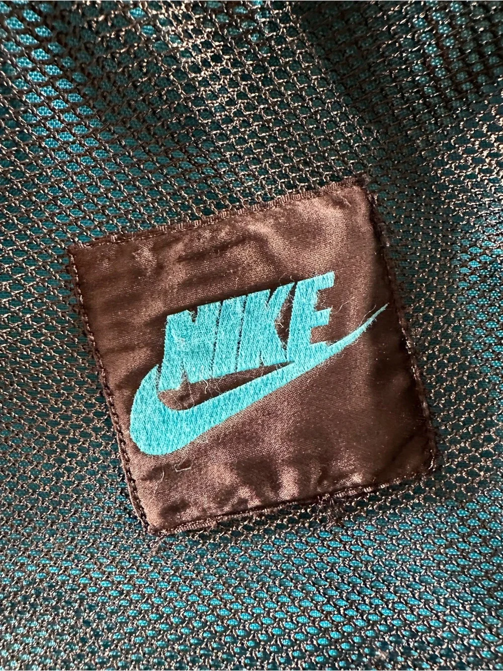 Nike Vintage 90s Retro Y2K Bright Turquoise Blue Gym Duffle Bag Rare White Tag